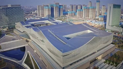 Skyscrapers Ifs In Changsha 스톡 동영상 200748557