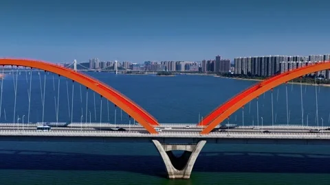 Skyscrapers Ifs In Changsha Video stock 220107844