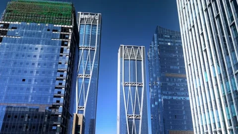 Skyscrapers Ifs In Changsha Stock Footage 220107882
