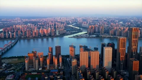 Skyscrapers Ifs In Changsha Stock Footage 220112177