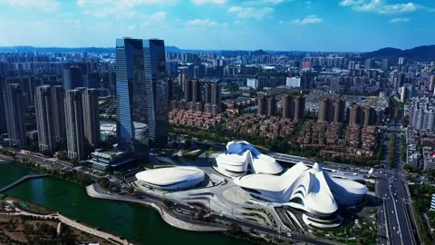 Skyscrapers Ifs In Changsha Stock Footage 220112332