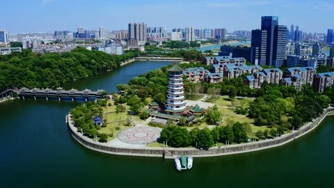 Skyscrapers Ifs In Changsha Stock Footage 220134424