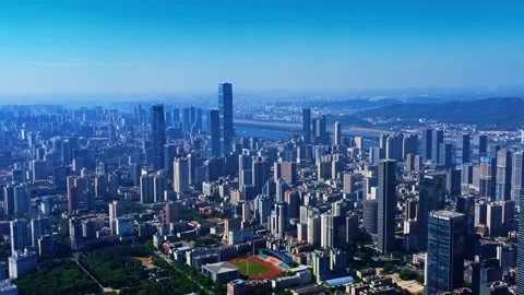 Skyscrapers Ifs In Changsha Stock Footage 220152889