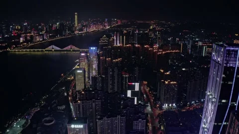 Skyscrapers Ifs In Changsha Stock-Footage 220199542