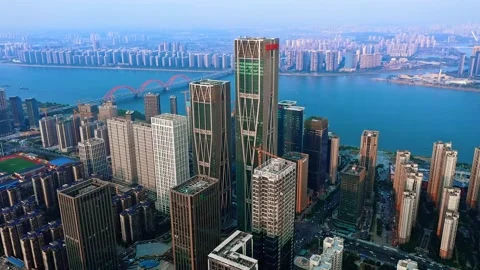 Skyscrapers Ifs In Changsha Stock Footage 220201526