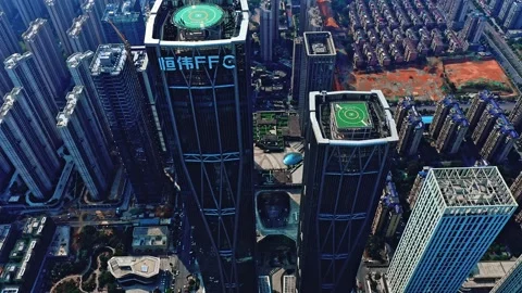 Skyscrapers Ifs In Changsha Stock Footage 220207407