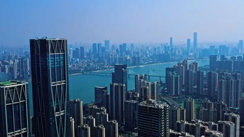 Skyscrapers Ifs In Changsha Stock Footage 220209609