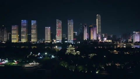 Skyscrapers Ifs In Changsha Stock Footage 220218866
