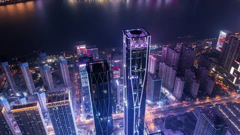 Skyscrapers Ifs In Changsha Stock Footage 224212599