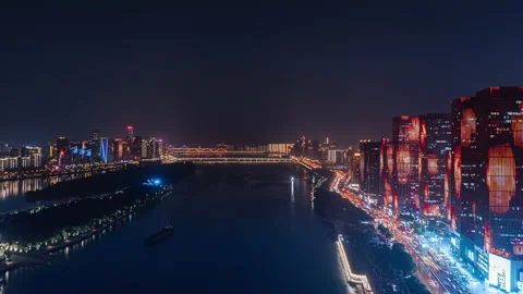 Skyscrapers Ifs In Changsha Stock Footage 224217151