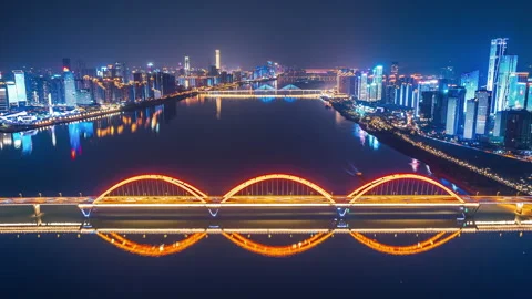 Skyscrapers Ifs In Changsha Stock Footage 224219930