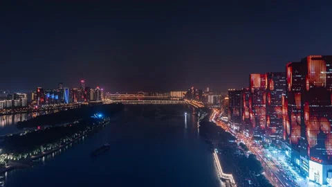 Skyscrapers Ifs In Changsha Stock Footage 225072615