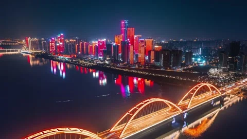 Skyscrapers Ifs In Changsha Stock Footage 225074306