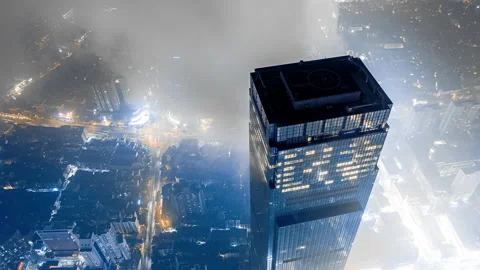 Skyscrapers Ifs In Changsha Stock Footage 234585100
