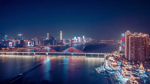 Skyscrapers Ifs In Changsha Stock Footage 234594019
