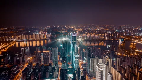 Skyscrapers Ifs In Changsha Stock Footage 234595999