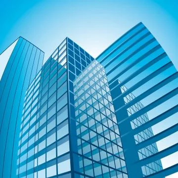 Skyscrapers Stock Illustration