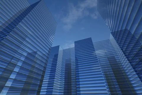 Skyscrapers Stock Illustration