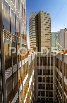 Skyscrapers in Mexico City Stock Photos