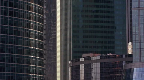 Skyscrapers in Moscow Stock Footage 50097536