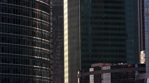 Skyscrapers in Moscow Stock Footage 50097579