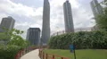 Skyscrapers near Cinta Costera park in Panama City 4k or 4k+ Resolution