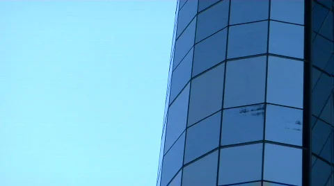 Skyscrapers pull out Stock-Footage 721104