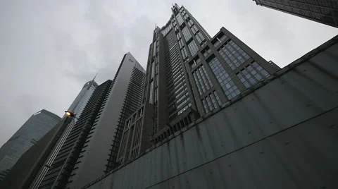 Skyscrapers in Shanghai Video stock 58118375