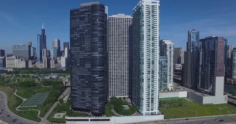 Skyscrapers Сhicago Stock Footage 74452077