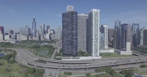 Skyscrapers Сhicago Stock Footage 74454275
