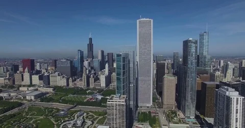 Skyscrapers Сhicago Stock Footage 74456133