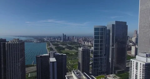 Skyscrapers Сhicago Stock Footage 74456637
