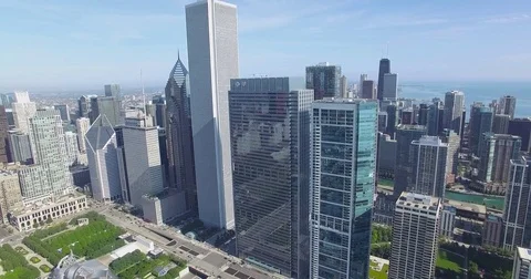 Skyscrapers Сhicago Stock Footage 74457236
