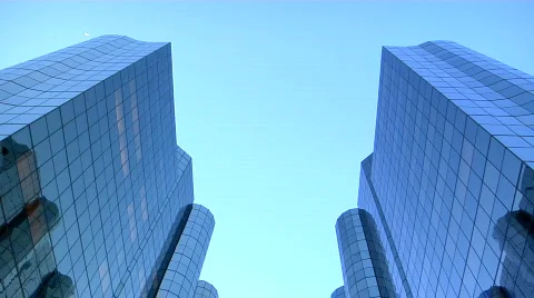 Skyscrapers tilt down Stock-Footage 721113