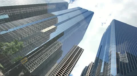 Skyscrapers timelapse Stock Footage 22022315