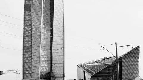 Skyscrapper Stock Footage 134006345