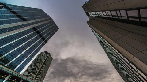 Skyscrapper zoom 4k Stock Footage 42897326