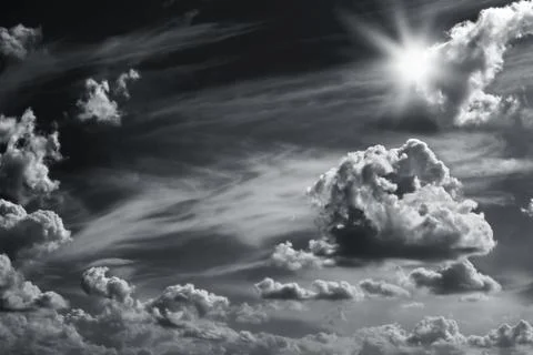 Sky,sun and clouds Foto stock