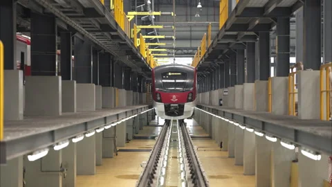 Skytrain, A quick transit system that is popular among individuals Stock Footage 274883176