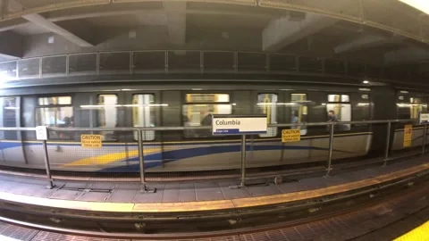 Skytrain at Station Stock Footage 172115315