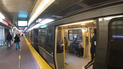 Skytrain in Station Stock Footage 172115326