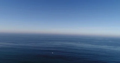 Skyview of Pacific Ocean Stock Footage 83865416