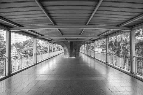 Skywalk in Bangkok Stock Photos
