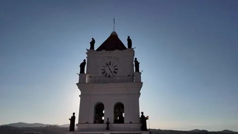 "Skyward Glance: Exploring Colonial Streets" Stock Footage 278244168
