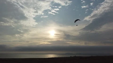 Skyward soaring tranquility Video stock 337790532