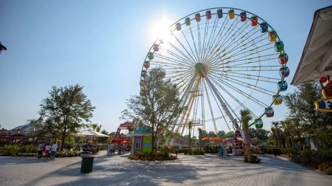 Skywheel in Broadway at the Beach Video stock 94588408