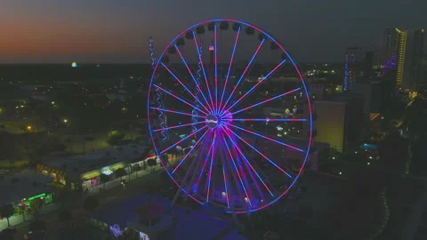 Skywheel at Night 스톡 동영상 221805577