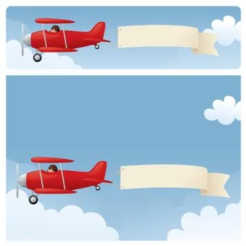 Skywriting Stock Illustration