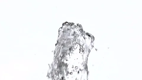 S/L HD Slow motion view of splashing water jet Stock Footage 162557402