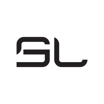 Sl initial letter vector logo icon Stock Illustration